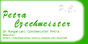 petra czechmeister business card